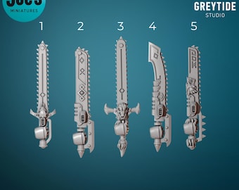 10 x Chainswords - Primal Hounds - Greytide Studios
