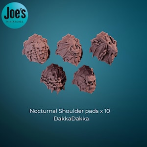 10 x (5 left 5 right) Nocturnals shoulder pads - set 2 - DakkaDakka