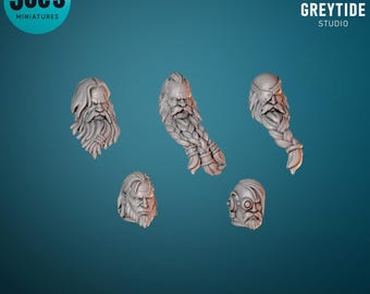 テルミヘッド x 10 - パック 2 - Primal Hounds - Greytide studios