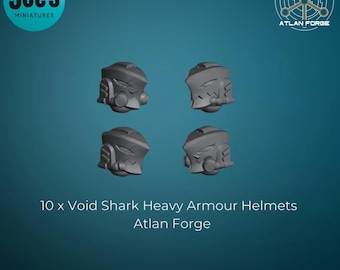 10 X Void Shark Heavy Armour Helmets - Atlan Forge - Etsy