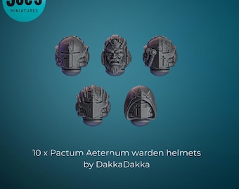 10 casques Pactum Aeternum Warden de DakkaDakka