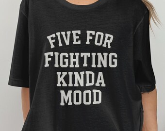 Five For Fighting Hockey T-Shirt | Funny Rink Life Shirt | Hockey Fan Apparel | Game Day Tee