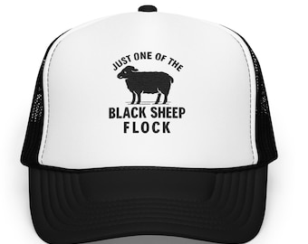 Black Sheep Flock Trucker Hat | Funny Misfit Snapback
