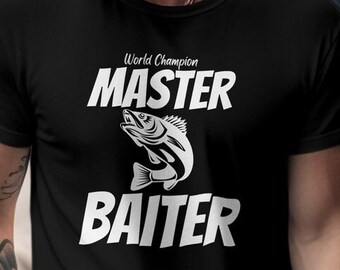 Master Baiter Fishing T-Shirt – Funny Angler Gift