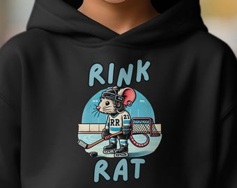 Youth Hockey Hoodie – Rink Rat Hockey Graphic Sweatshirt