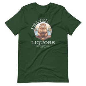 Beaver Liquors Shirt, Funny Offensive, Adult Humor, Dirty Minds Tee, Tiktok Meme, Sarcastic Gag Gift, Booze Drinking T-shirt For Her Or Him