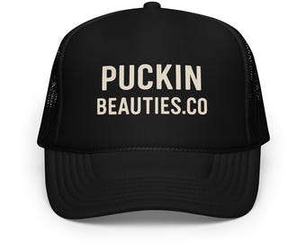 Hockey Trucker Hat – Puckin’ Beauties Foam Snapback