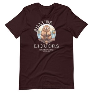 Beaver Liquors Shirt, Funny Offensive, Adult Humor, Dirty Minds Tee, Tiktok Meme, Sarcastic Gag Gift, Booze Drinking T-shirt For Her Or Him