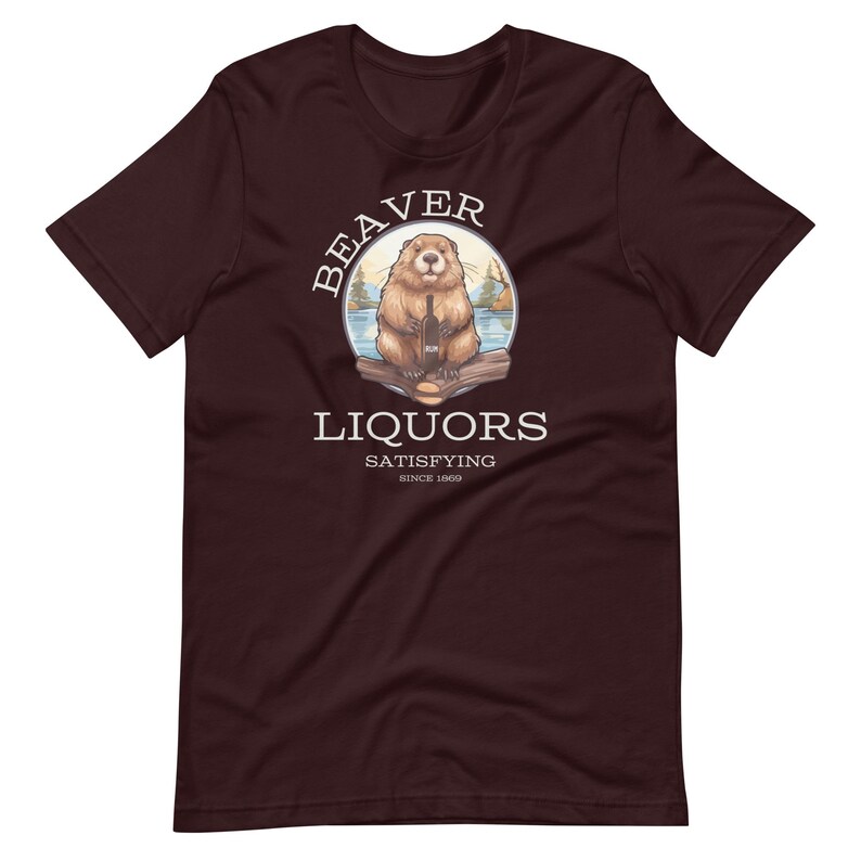 Beaver Liquors Shirt, Funny Offensive, Adult Humor, Dirty Minds Tee, Tiktok Meme, Sarcastic Gag Gift, Booze Drinking T-shirt For Her Or Him