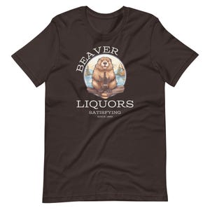 Beaver Liquors Shirt, Funny Offensive, Adult Humor, Dirty Minds Tee, Tiktok Meme, Sarcastic Gag Gift, Booze Drinking T-shirt For Her Or Him