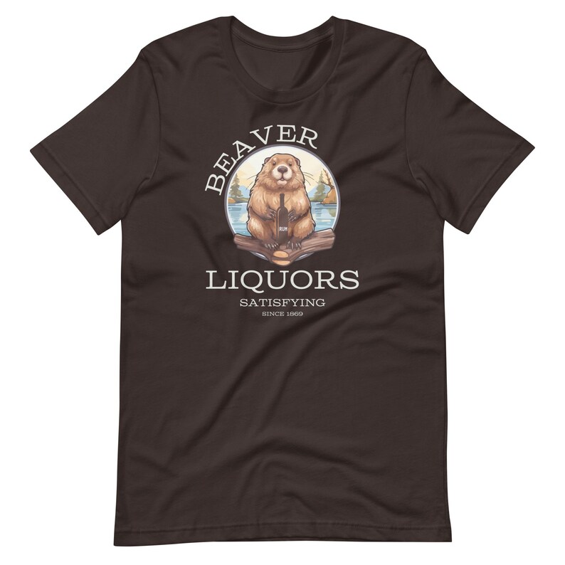 Beaver Liquors Shirt, Funny Offensive, Adult Humor, Dirty Minds Tee, Tiktok Meme, Sarcastic Gag Gift, Booze Drinking T-shirt For Her Or Him