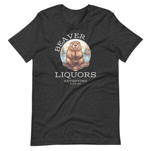 Beaver Liquors Shirt, Funny Offensive, Adult Humor, Dirty Minds Tee, Tiktok Meme, Sarcastic Gag Gift, Booze Drinking T-shirt For Her Or Him