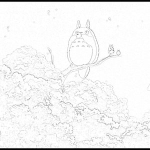45 Studio Ghibli Printable Coloring Pages - Etsy