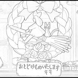 45 Studio Ghibli Printable Coloring Pages - Etsy