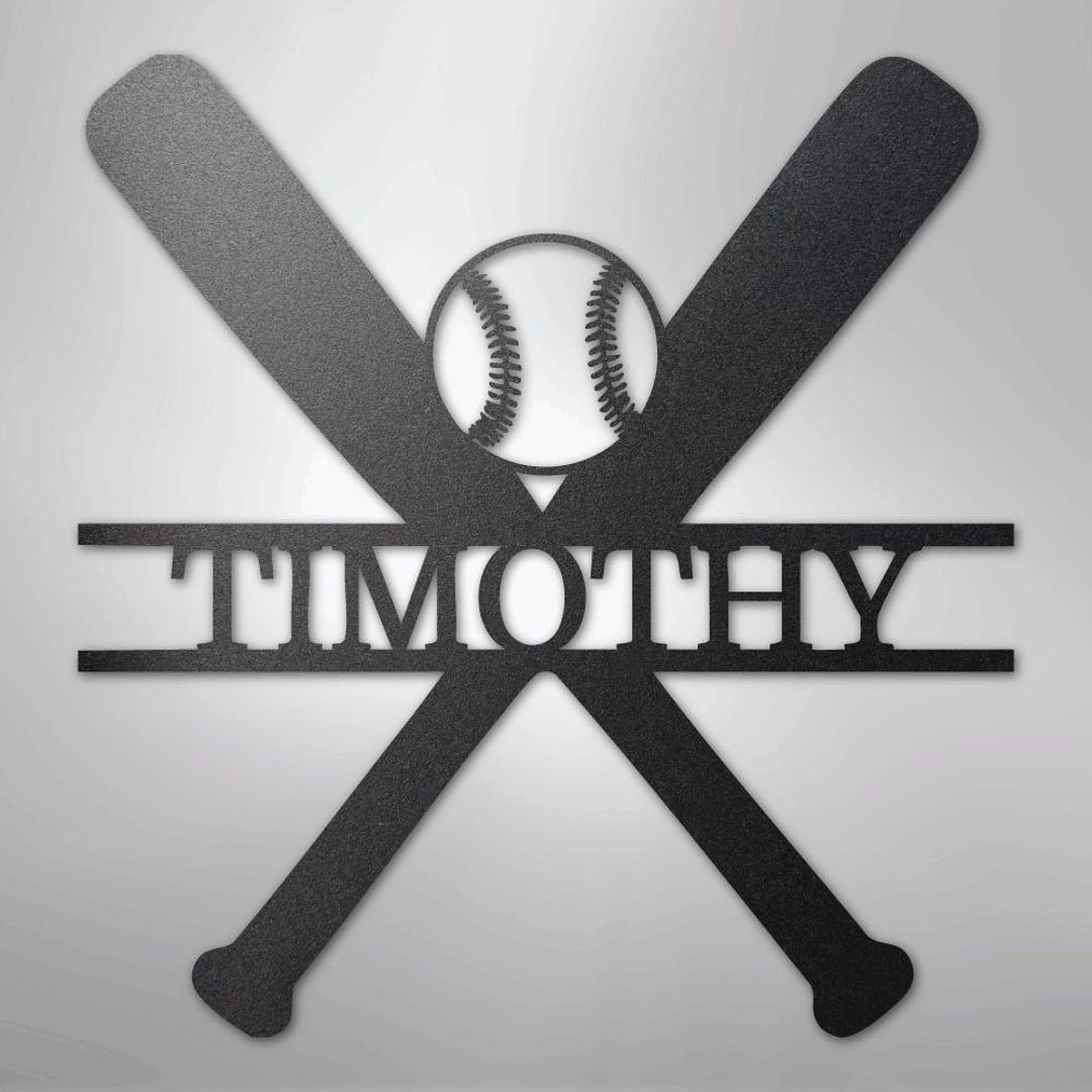 Batter up - Metal Sign - Etsy