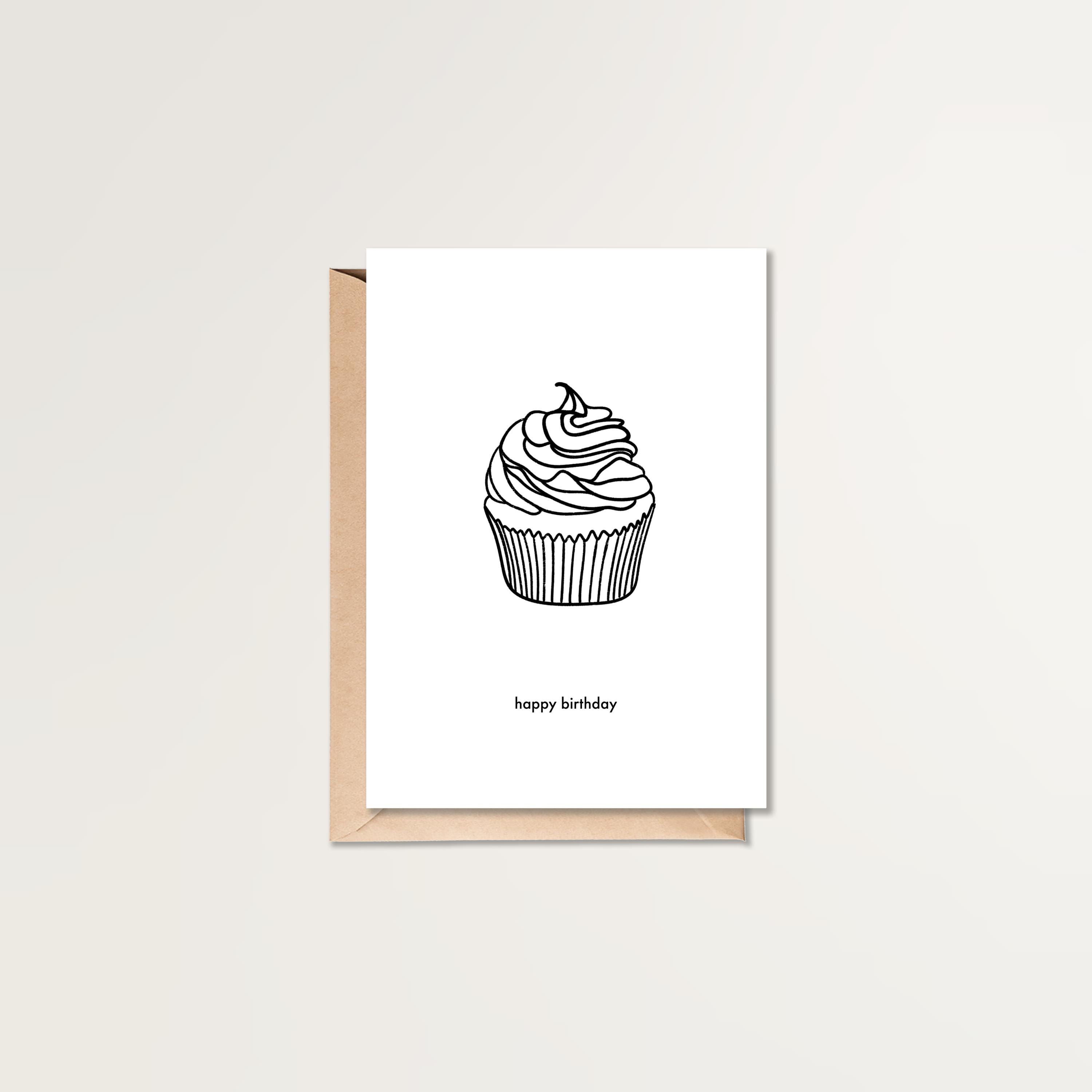 Happy Birthday Card | Printable Birthday Card | HBD Card | Simple ...
