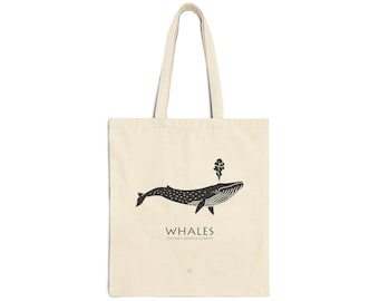 Sac de plage baleine bleue, Biologie marine, Cadeaux pour les amoureux de l'océan, Vie marine, Animaux marins, Shopper, Sac à provisions, Cabas en toile de coton