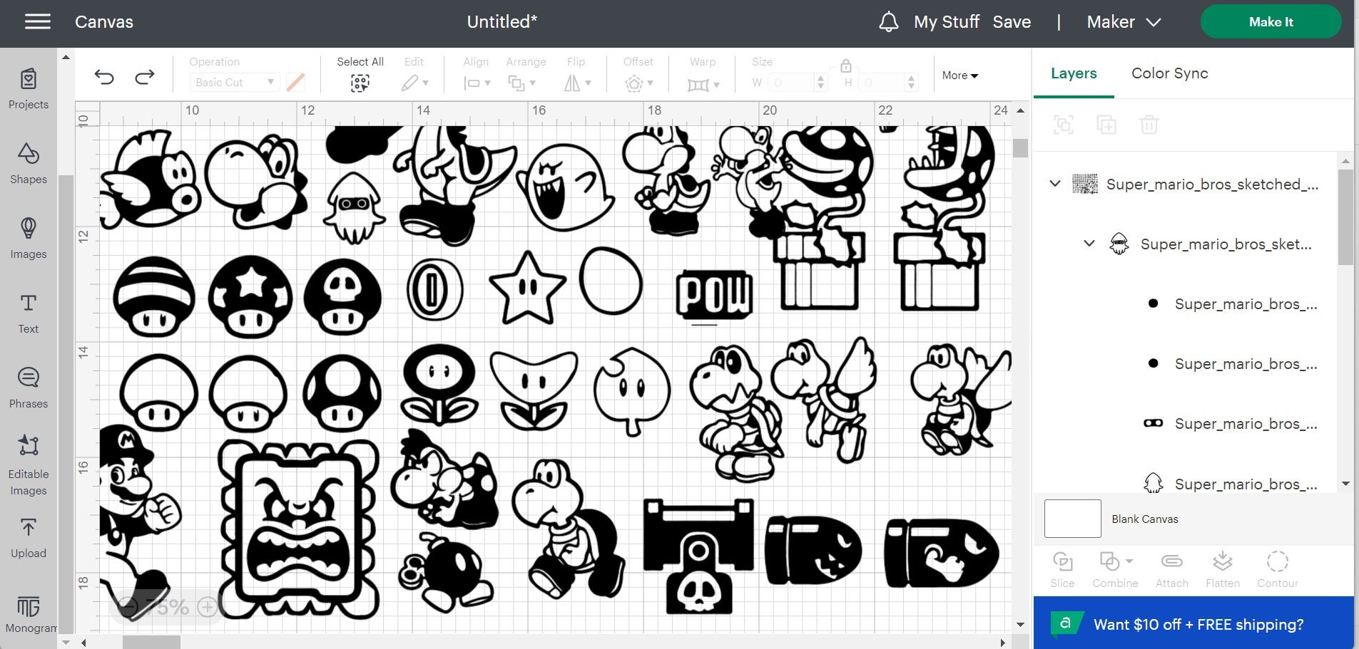 Super Mario Bros SVG Bundle Svg Bundle Cricut Cut File Etsy