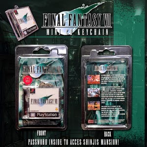 Final Fantasy Vii Ps1 Case - Etsy