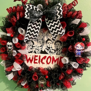 Welcome Horror Wreath