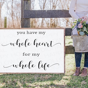 Tienes todo mi corazón SVG - Amor SVG - Regalo de bodas - Regalo de despedida de soltera - Archivo SVG para cricut - Descarga instantánea - Matrimonio SVG - Digital