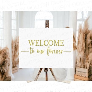 Welkomstbord bruiloft - snijbestand - welkomstbord - receptiebord - bruiloftsdecor - direct downloaden - SVG-bestanden voor cricut - commercieel gebruik