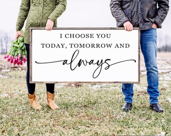 I Choose You SVG - Wedding Sign, Anniversary Gift (Digital Download)