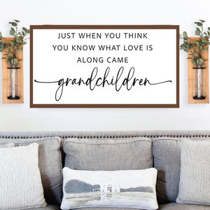 Llegaron los nietos SVG - Regalo para abuelos - SVG para abuelos - Recuerdo para abuelos - Decoración para abuelos - Almohada decorativa - Manta decorativa