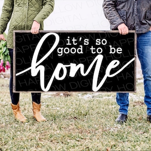 C'est tellement beau d'être à la maison SVG - Signe pour la maison - SVG de famille - Cadeau de pendaison de crémaillère - Cadeau de mariage - Signe « Bon d'être à la maison - Nouveau cadeau pour la maison - Numérique