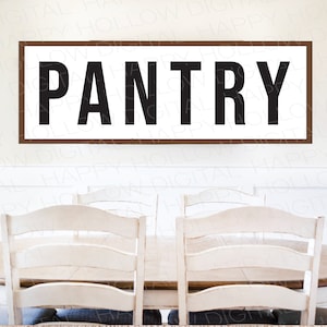 Garde-manger SVG - Téléchargement immédiat - Panneau de cuisine - Cadeau de pendaison de crémaillère - Panneau de nouvelle maison - Cadeau du meilleur ami - Art mural de salle à manger - Panneau de famille