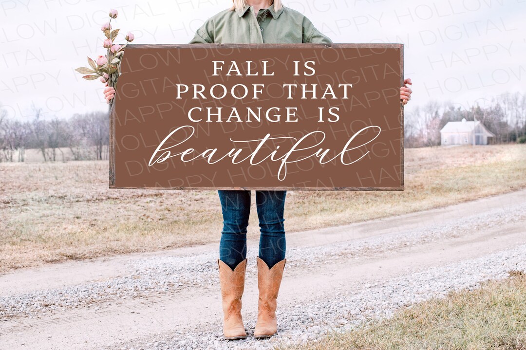 Fall is Proof SVG: Autumn Porch Sign, Outdoor Decor (digital) - Etsy