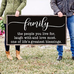 Familie ist das größte Segen SVG - Bauernhaus SVG - Familienzeichen - Familie zusammen SVG - Wohnkultur - größtes Segenszeichen - Digital