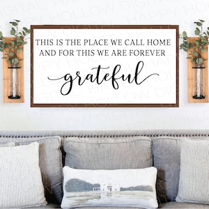 Questo è il posto che chiamiamo casa SVG - Insegna moderna della fattoria - Arredamento country - Regalo per la nuova casa - Regalo di nozze - Regalo di anniversario - Fattoria SVG