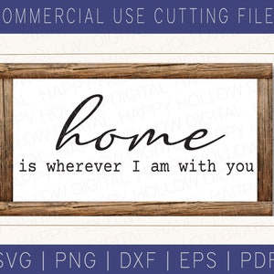 Placa de casa SVG - Estilo de fazenda SVG - Decoração de casa - Placa de casa de fazenda SVG - Presente de casamento - Amor SVG - Arquivo de corte - Arquivos SVG para Cricut - Impressão digital