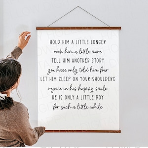 Baby Gedicht SVG - Baby-Dusche-Geschenk - Kinderzimmer Dekor - Spielzimmer Zeichen - Dekokissen - Sentimentales Geschenk - Kreatives Geschenk - Sofortiger Download