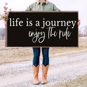Life is a journey SVG - Home decor - Family sign - Family Gift - Farmhouse decor - Bedroom decor - Family Room decor - Digital download