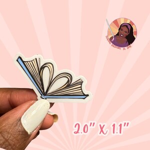 Book Sticker: Matte Vinyl, Book Lover Gift