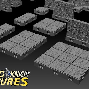 Castle/Dungeon Table Top Gaming Tile 3D Drucker STL Dateien