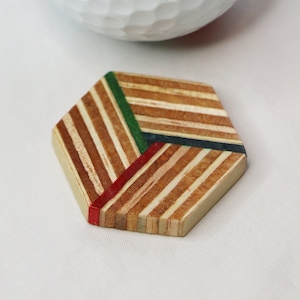 Wood Golf Ball Marker | Golf Gift | Golf Accessories for Men