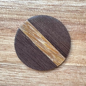 Golf Ball Marker | Golf Gift | Wood Ball Marker | Walnut
