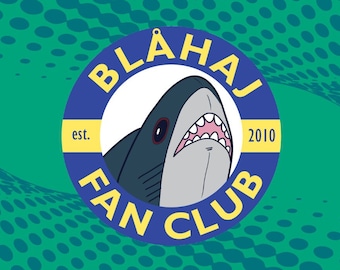 Blåhaj Fan Club | Animal Factory Pinback Button