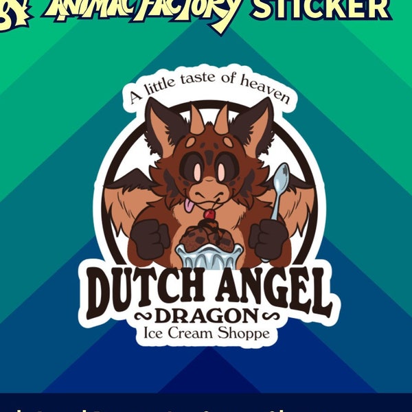 Dutch Angel Dragon Ice Cream Shoppe | Furry sticker