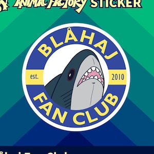 Blåhaj Fan Club | Vinyl sticker