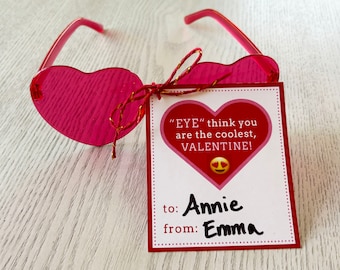 Eye think you are the coolest, Valentine - Valentine Card Download