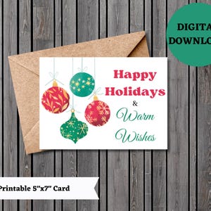 Afdrukbare kerstkaart, winterkaart, kerstwenskaart, kerstkaart, kerstkaart, afdrukbare kaart, winterafdrukbaar, download