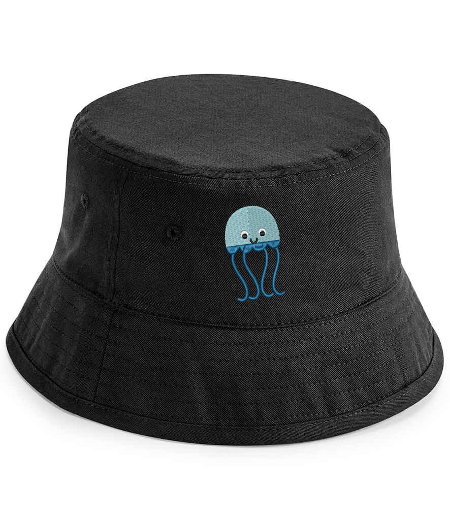 Adults & Kids Bucket Hat With Jellyfish Embroidery - Etsy display picture 2