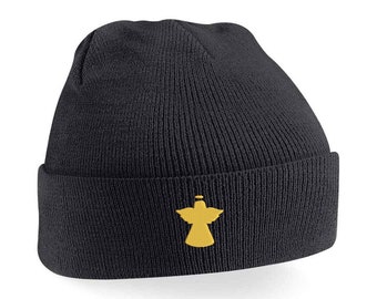 Adults & Kids Beanie with Angel Embroidery