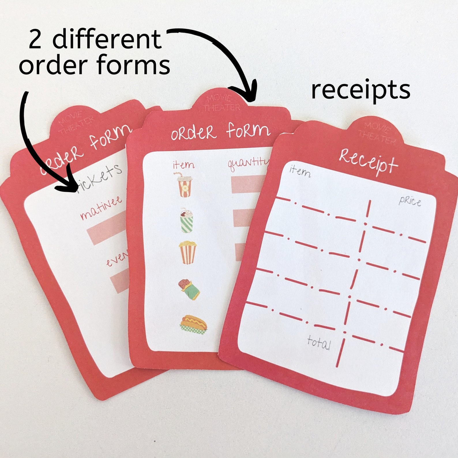 Pretend Play Movie Theater, Dramatic Play Movie Theater, Pretend Play