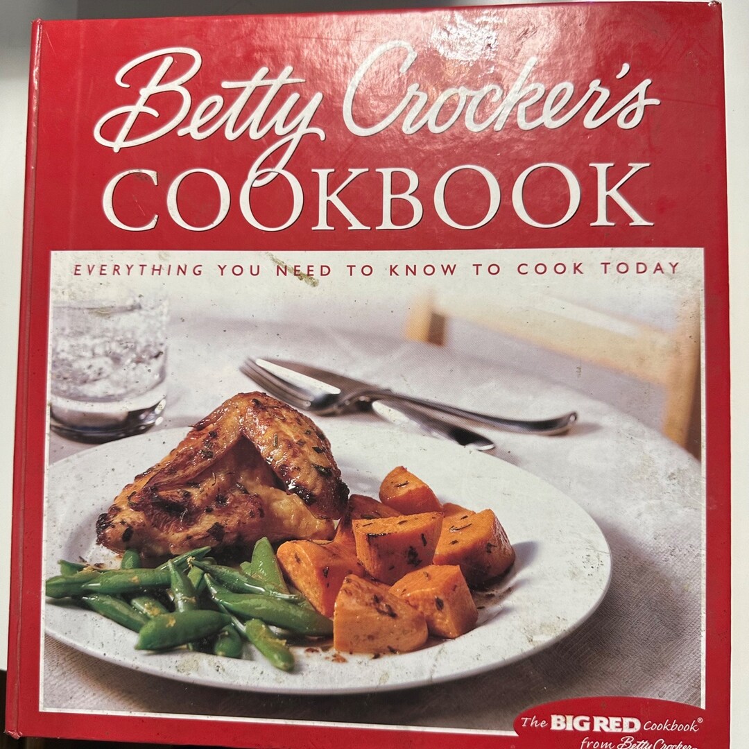 Betty Crockers Cookbook 2000 5 Ring Bound Hardcover 10x10 FLAW Etsy
