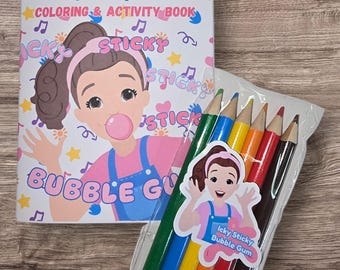 Physical Item: Ms. Rachel Coloring Book & (6) Color Pencils